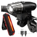 USB Rechargeable Waterproof Bike Front And Rear Light